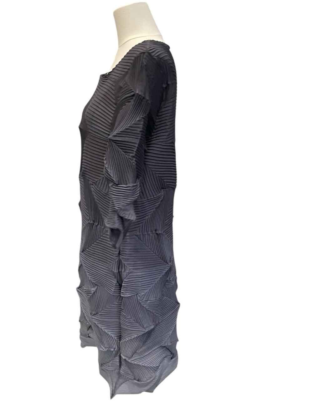 Alquema Annie Pleated Textured Shift Dress View 3